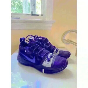 Nike Kobe A.D. Exodus TB Purple Men's 6.5 Basketball Shoes High Top Lace Up